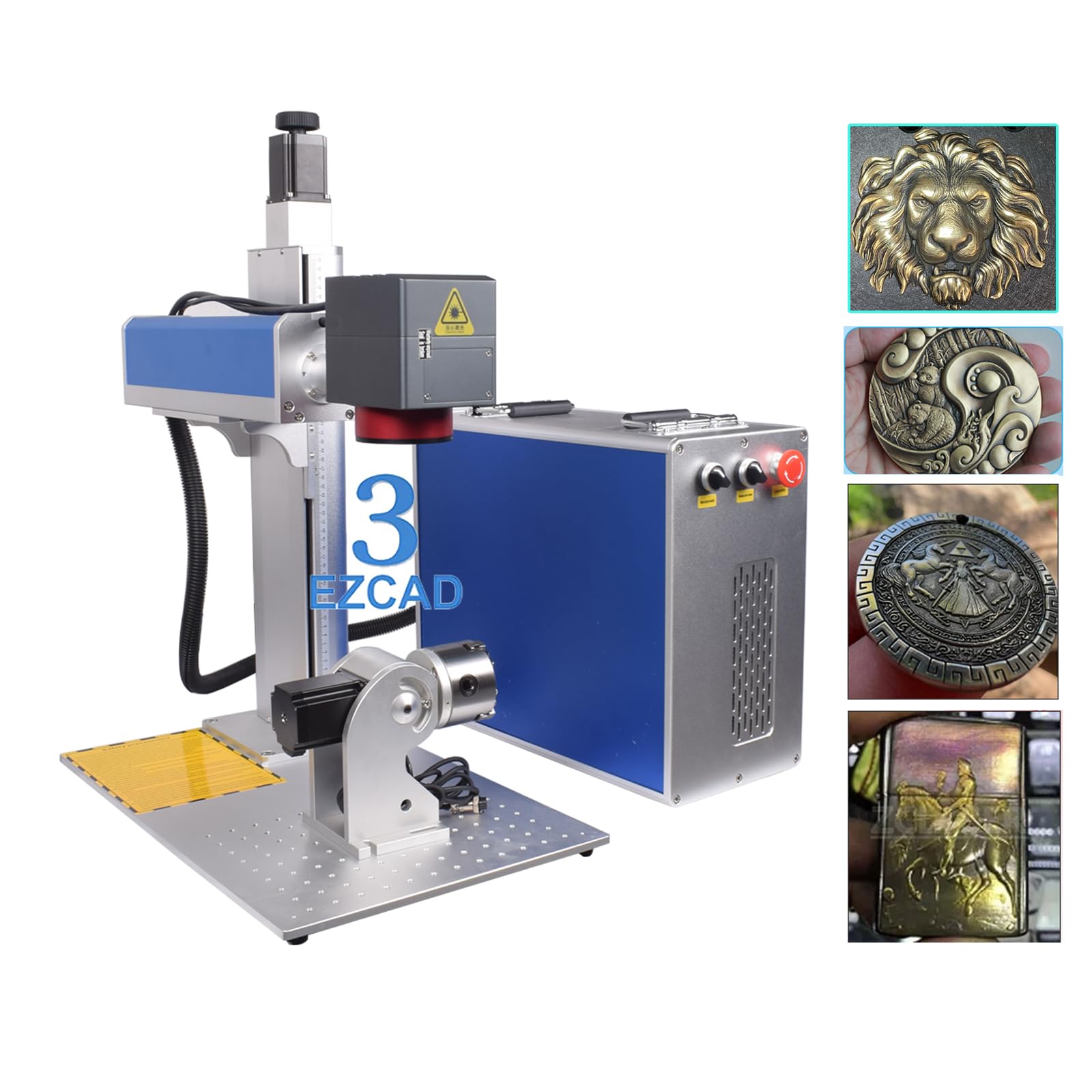 Amazon.com: 2.5D 60W/100W/200W/300W JPT MOPA Laser Machine Relief